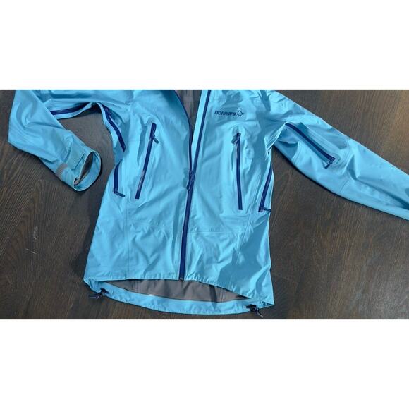 Women's Blue Outdoor Jacket - Picture 4 of 6